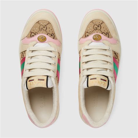 gucci sneaker crystal|gucci bedazzled sneakers.